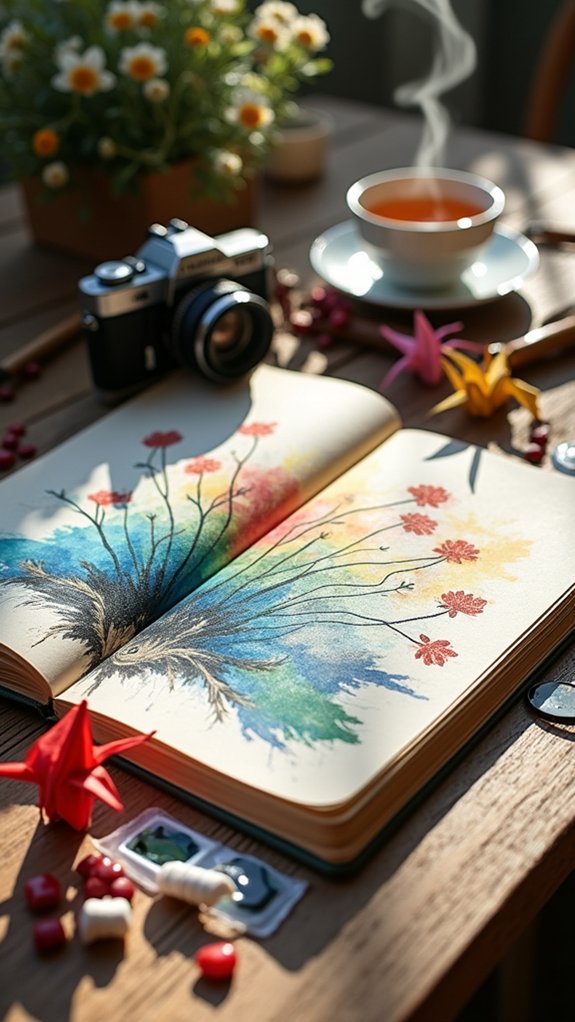 creative mixed media exploration