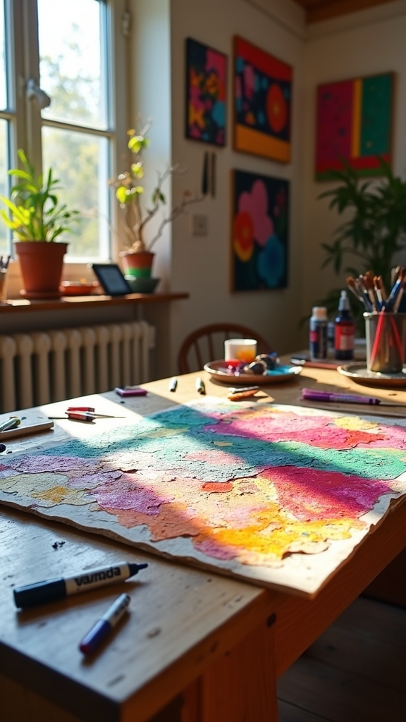 creative mixed media exploration