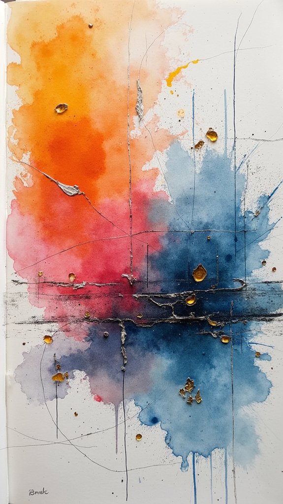 creative mixed media layering