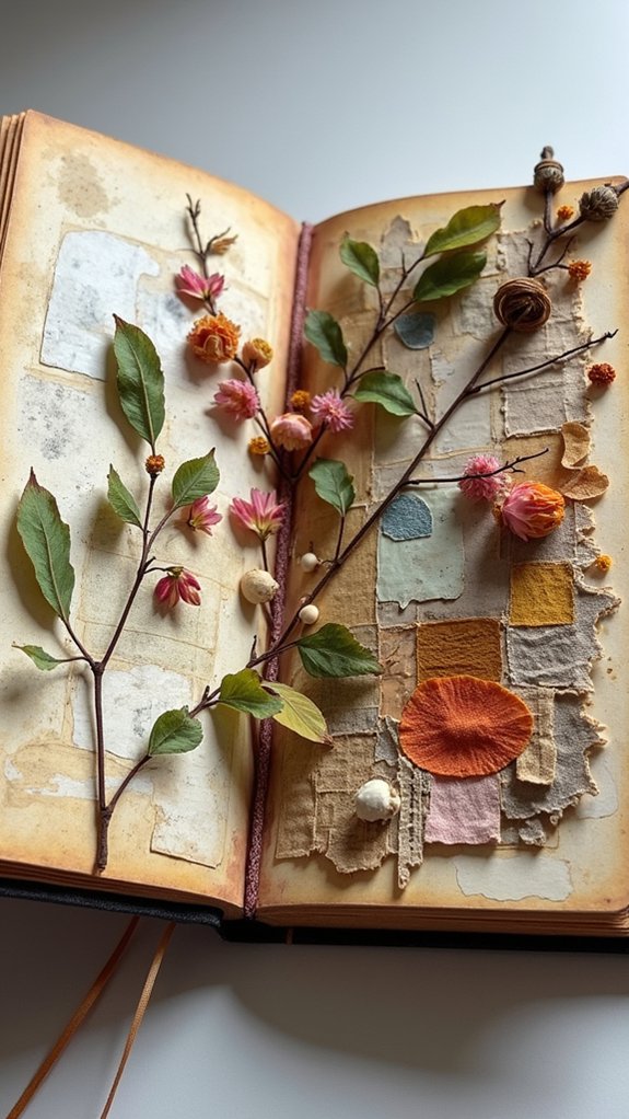 creative mixed media pages