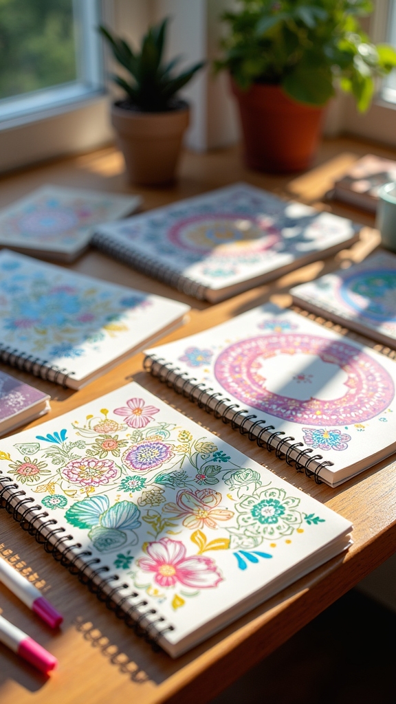 creative notebook cover art