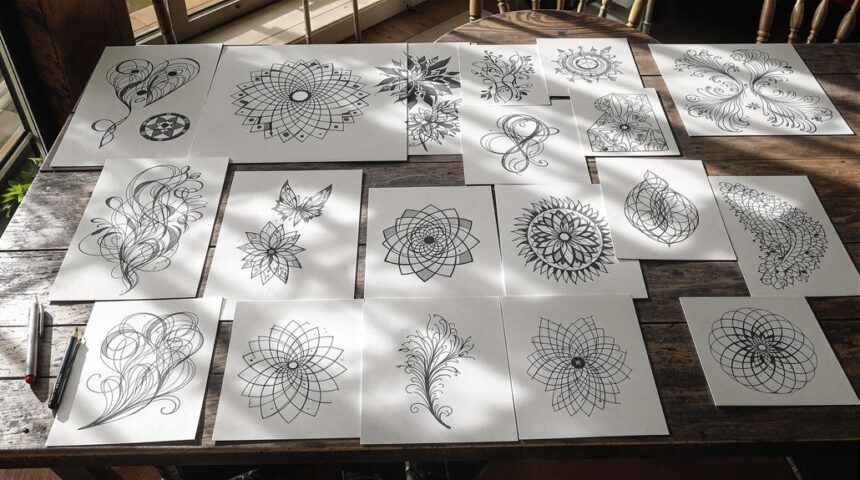 creative pencil art ideas