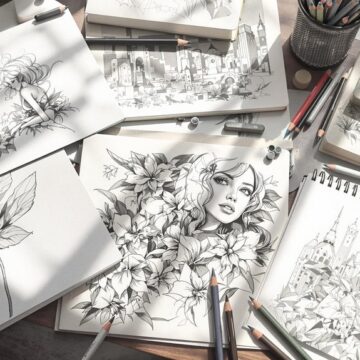creative pencil sketch inspiration