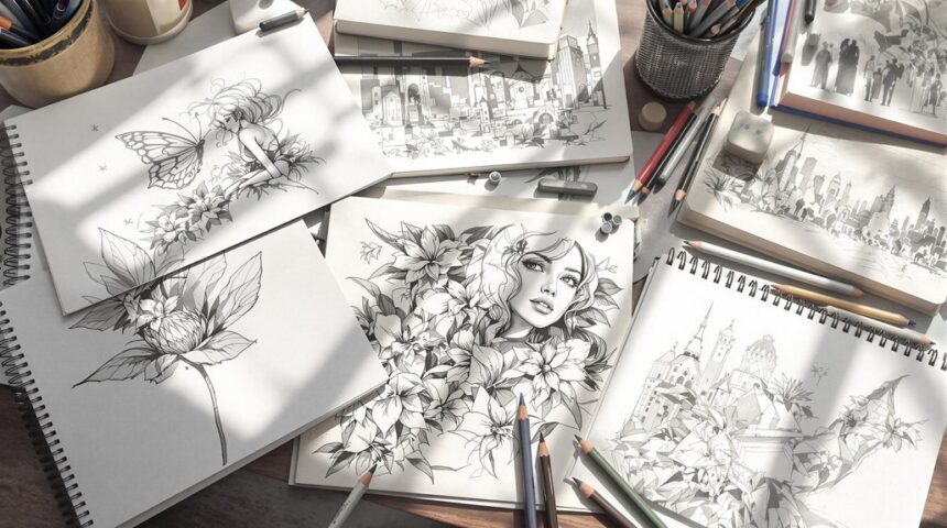 creative pencil sketch inspiration