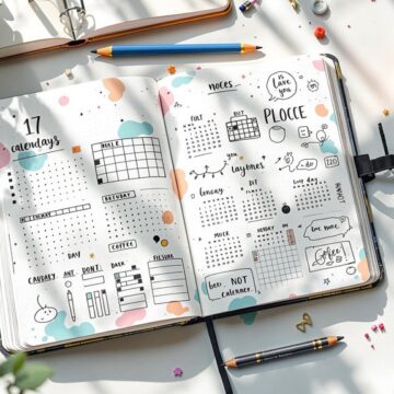 creative planning sketchbook layouts