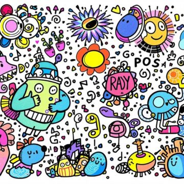 creative posca doodle inspiration