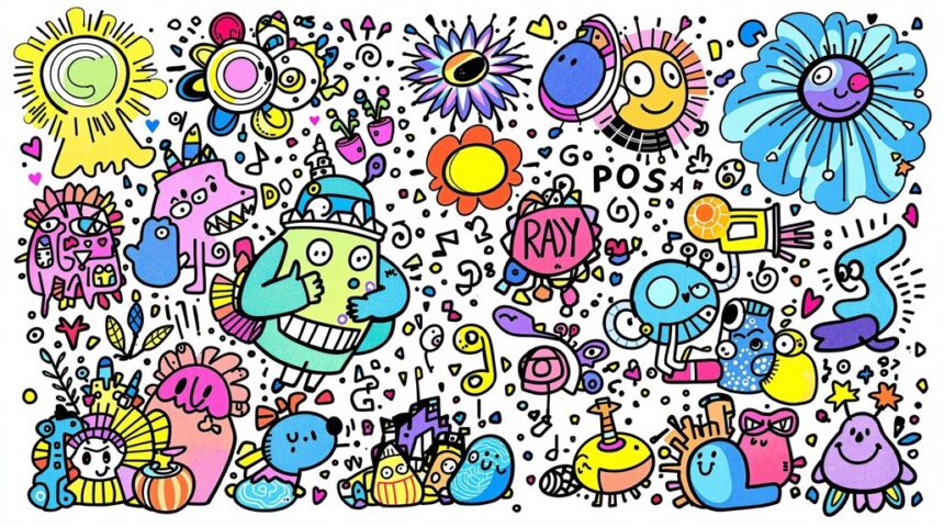 creative posca doodle inspiration