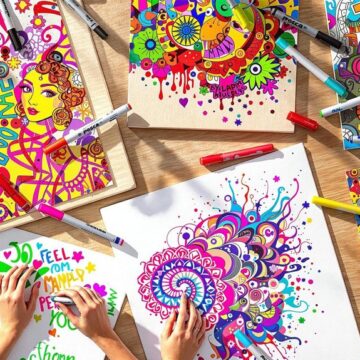 creative posca pen designs