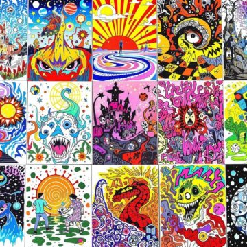 creative posca pen illustrations