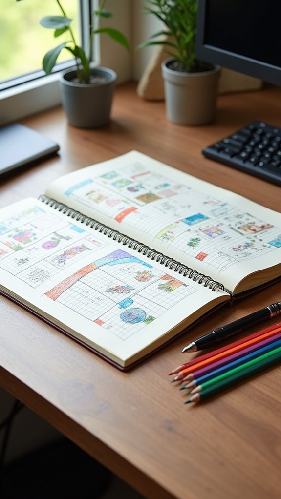 creative projects organized efficiently