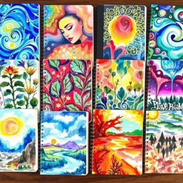 creative sketchbook cover designs