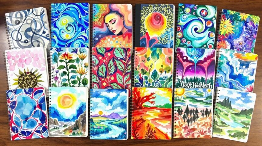 creative sketchbook cover designs