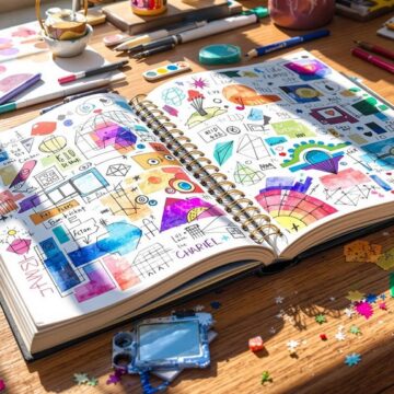 creative sketchbook design tips