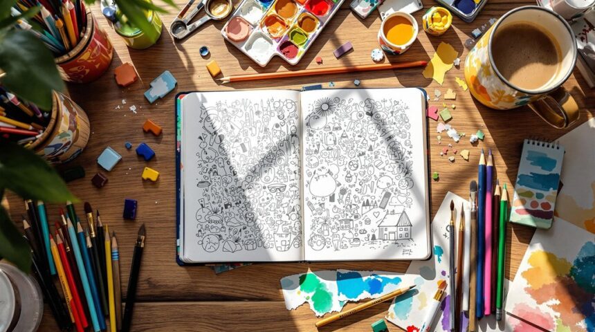 creative sketchbook inspiration prompts