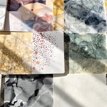 creative sketchbook texture techniques