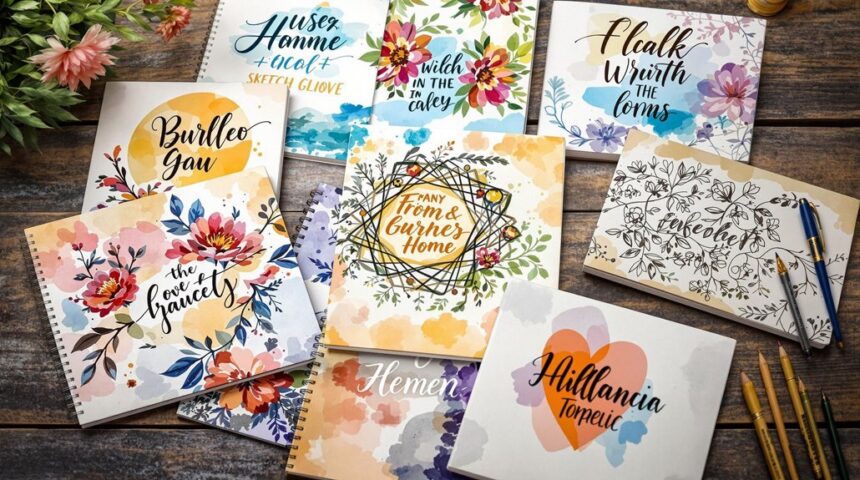 creative sketchbook title ideas