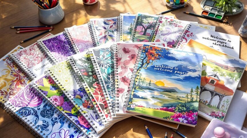 creative sketchbook welcome ideas
