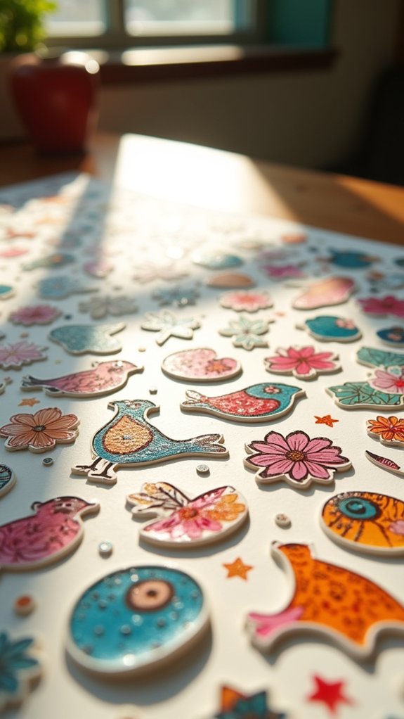 creative sticker cutouts ideas