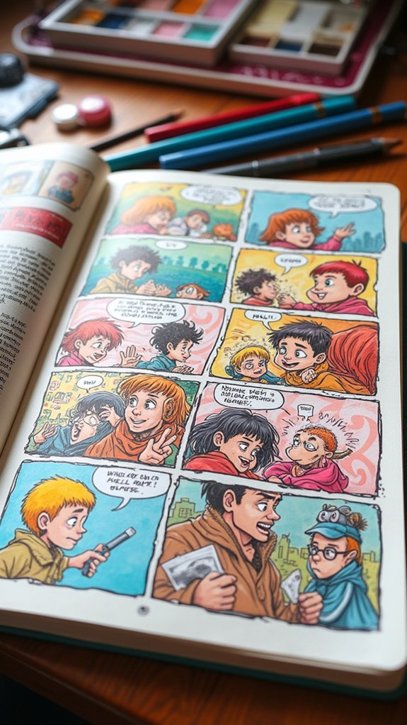 creative storytelling through mini comics