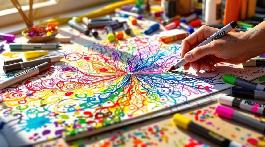 creative uses for posca markers