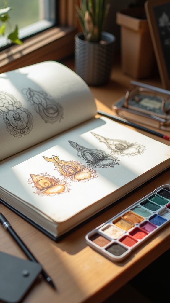 creative visual transformation process