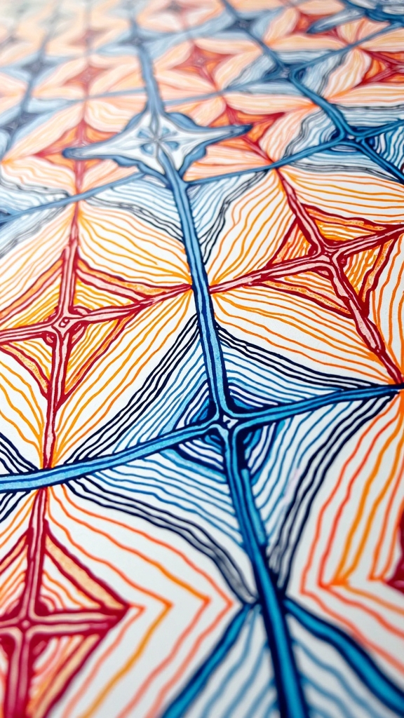 crisp lines enhance artwork