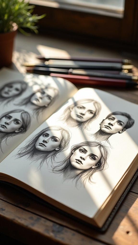 crosshatching for realistic portraits