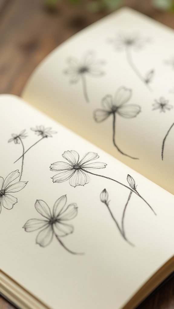 cuckoo flower drawing techniques