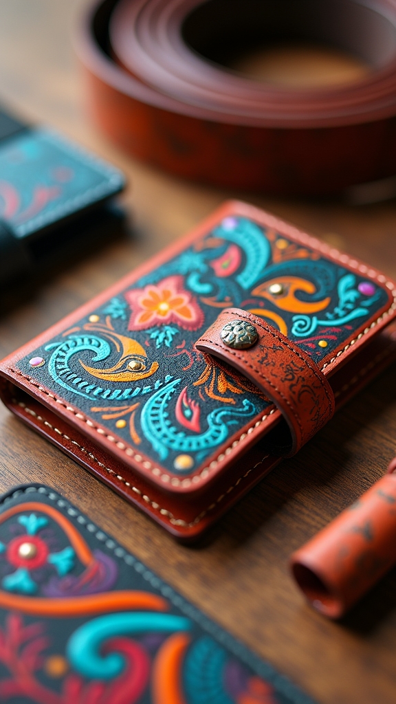 custom leather art techniques