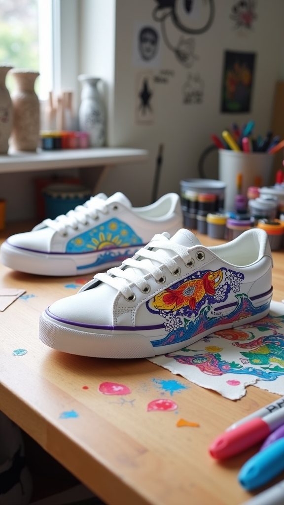 custom shoe graphic design