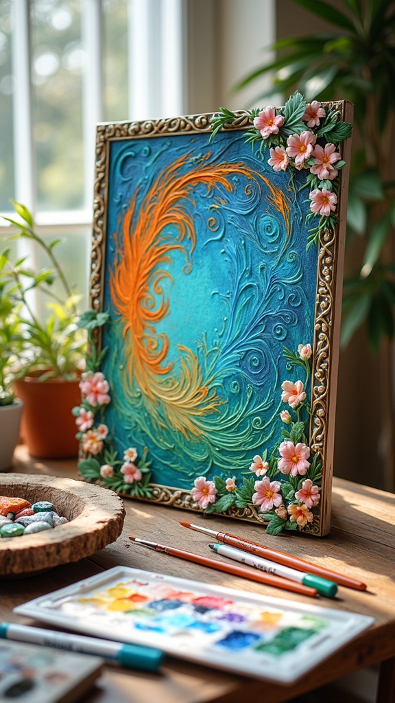 decorative painted frame techniques