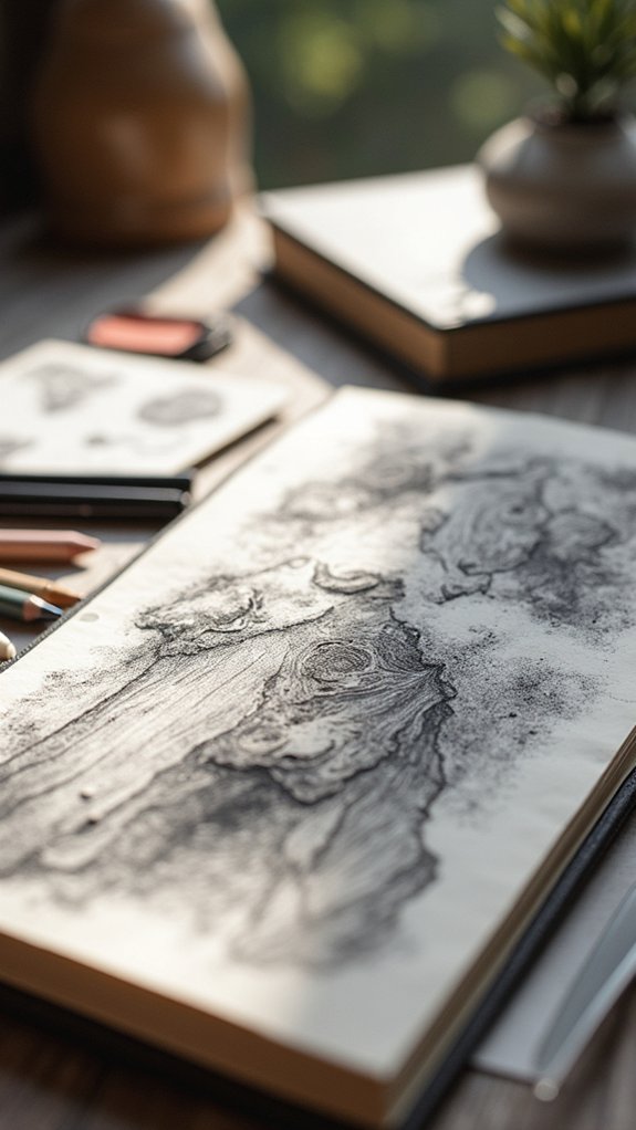 diverse tools create textures