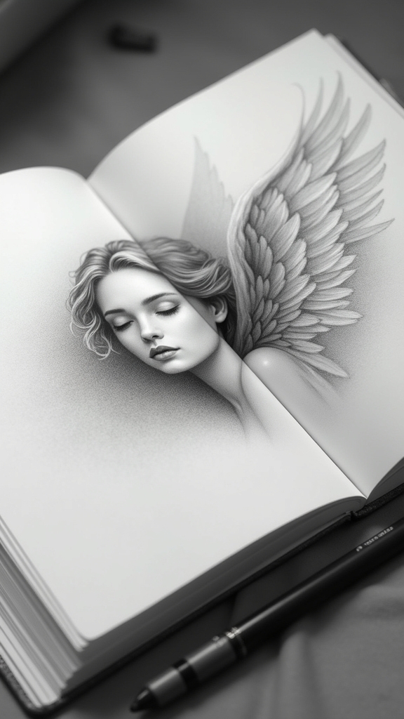 dreamy glowing angelic portraits