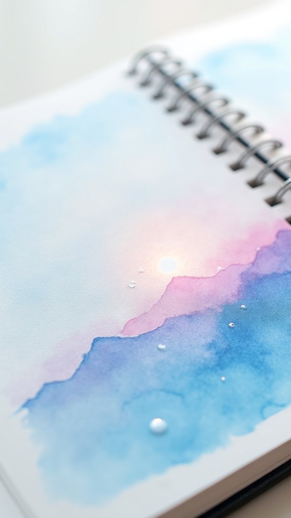dropping color enhances softness