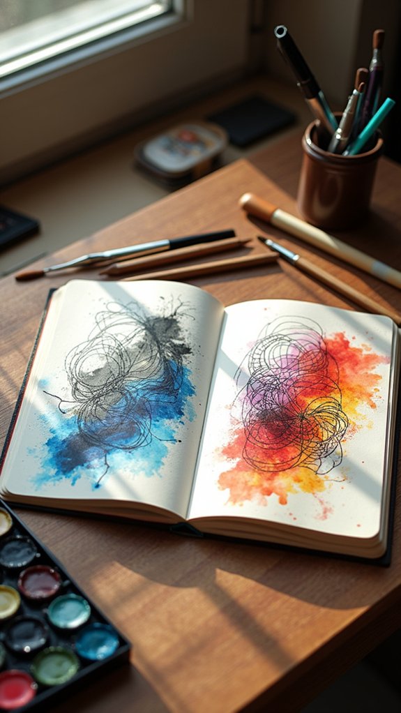 dynamic sketchbook layout techniques
