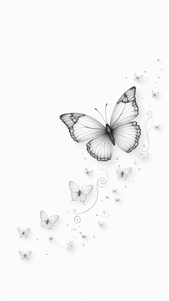 elegant continuous line art