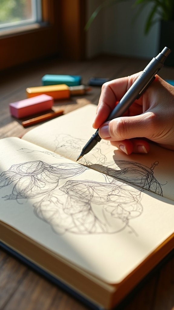 embrace spontaneity in art