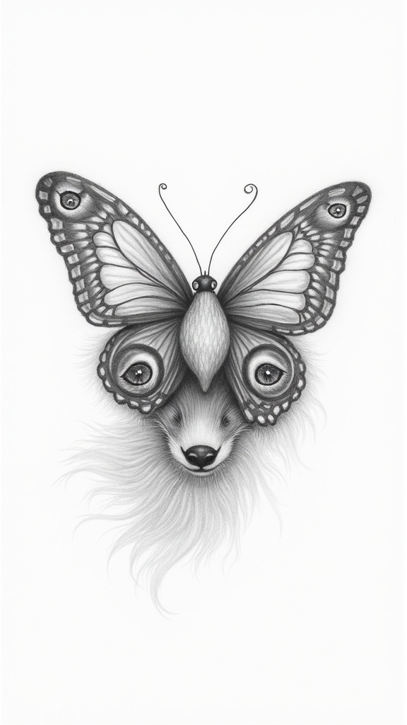 enchanting animal butterfly combinations