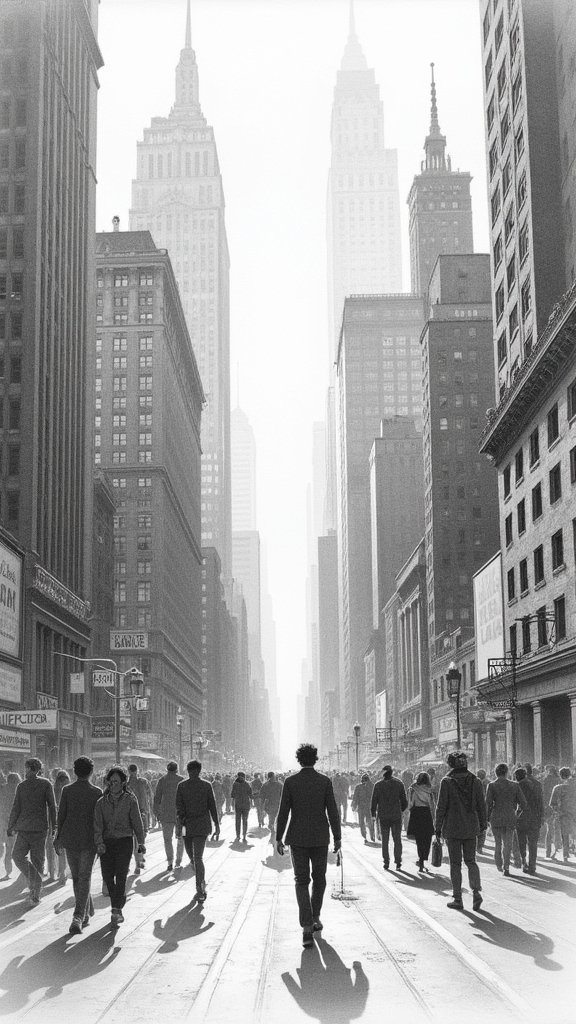 energetic urban pencil art