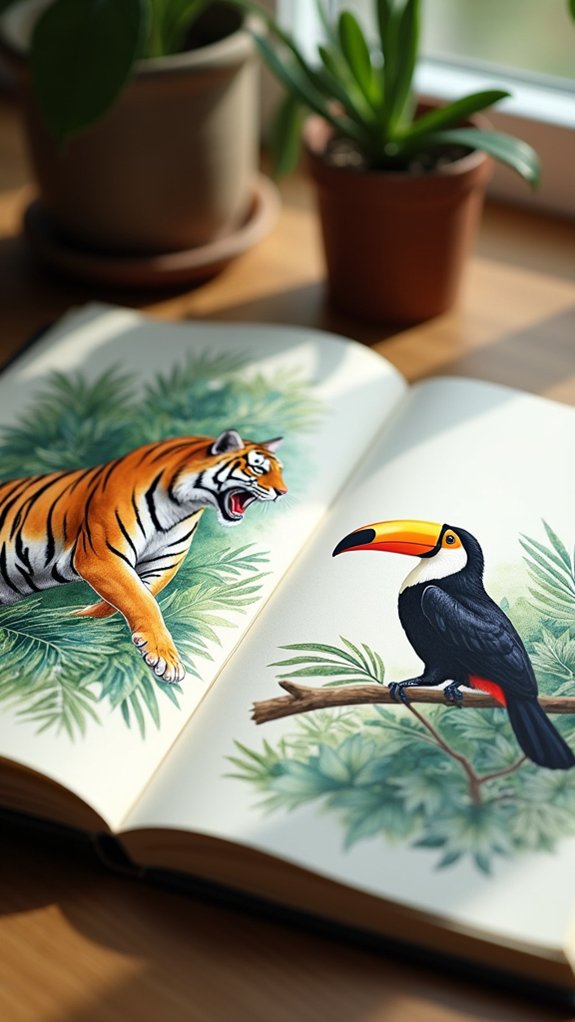 exotic animal art inspiration