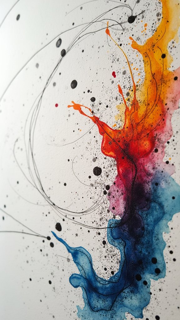 exploratory mark making techniques