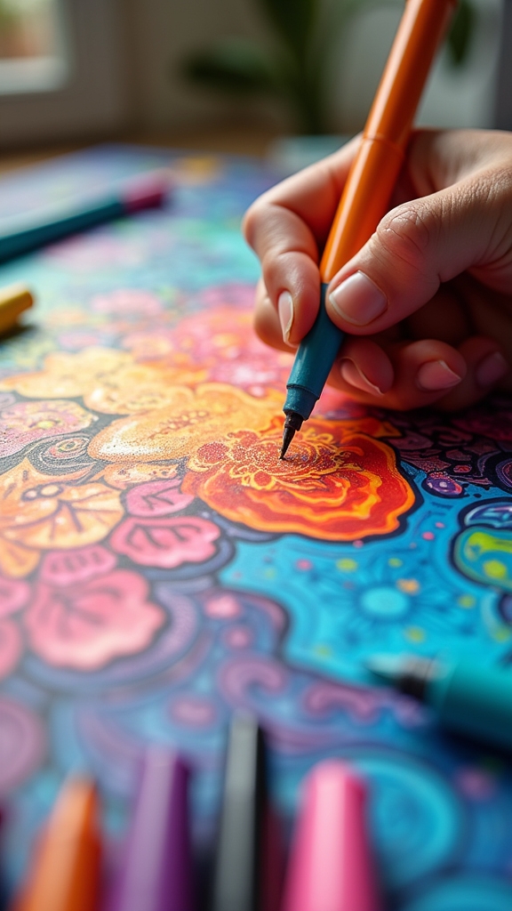 explore posca pen techniques