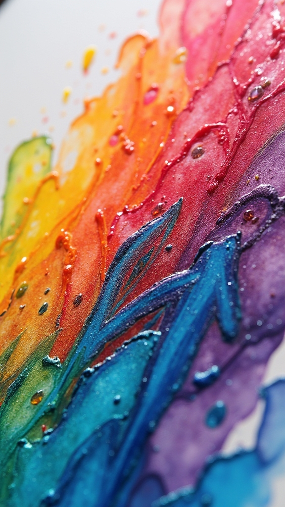 explore textures with posca