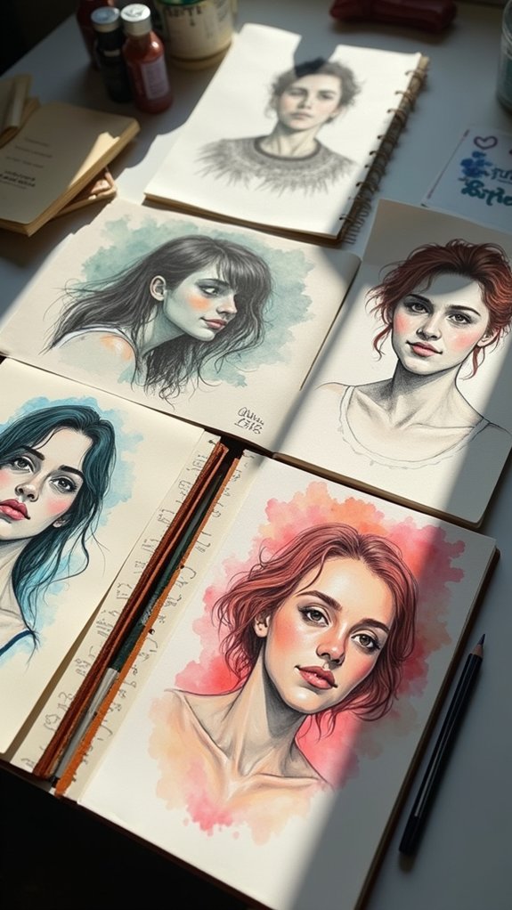 exploring faces through art