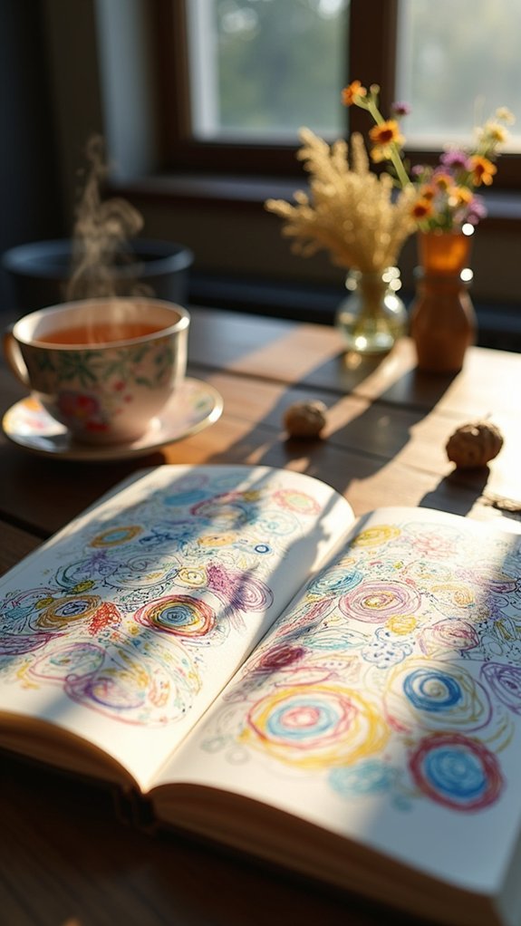 express emotions through doodling