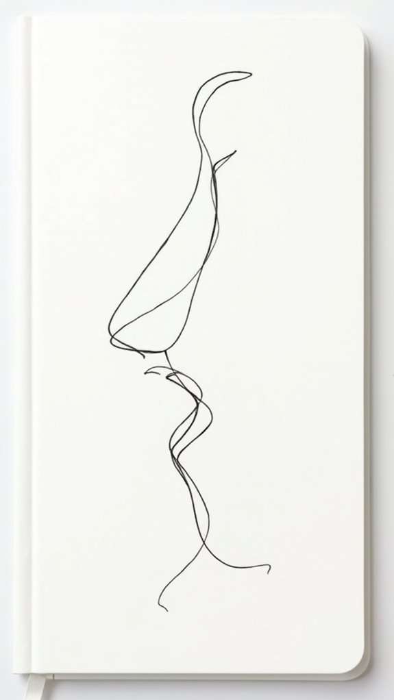 expressive minimalist line art