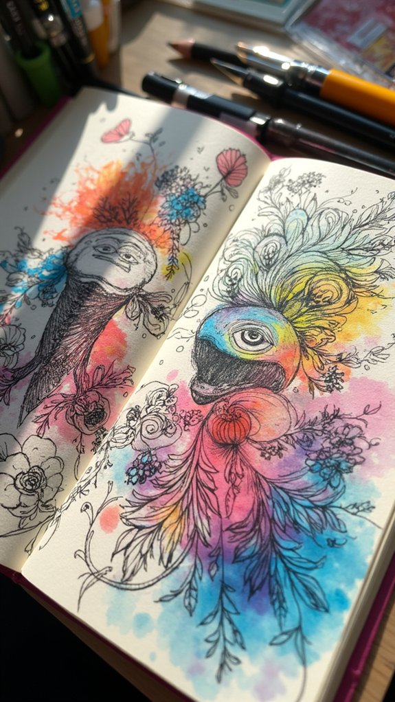 expressive sketching practice fun