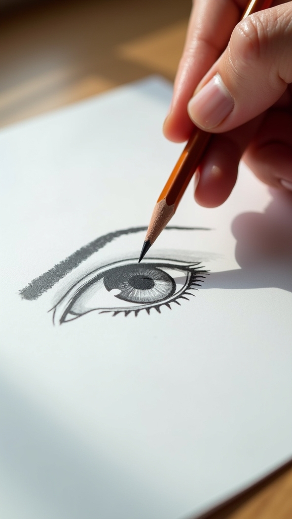 eye shape outlining techniques