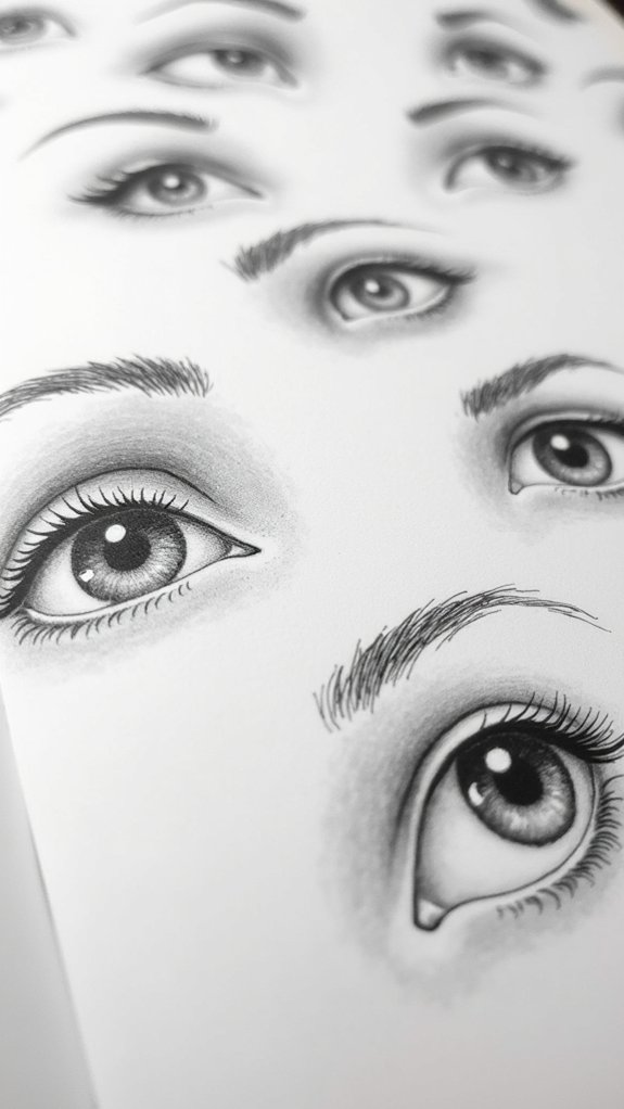 eyebrow eyelid emotional synergy