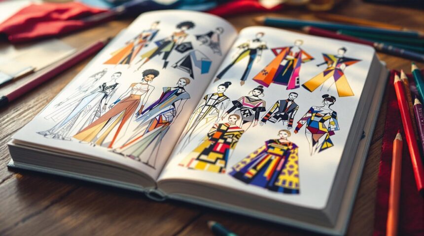 fashion design sketch concepts